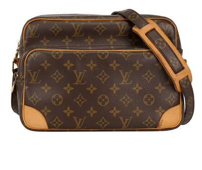 Nile Crossbody, &pound;695, Handbags, Beige/Brown, Canvas, Front view